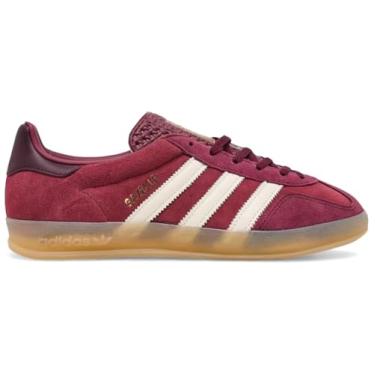 Imagem de adidas Originals Tênis feminino Gazelle Indoor, Vermelho sombra, branco, 38
