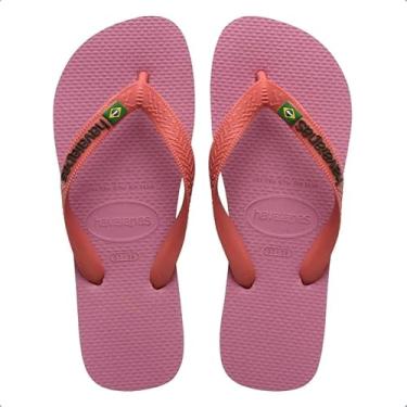 Imagem de Chinelo Havaianas Brasil logo Rosa Chiffon 41/42
