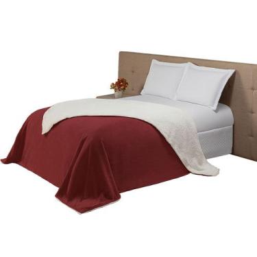 Imagem de Cobertor Manta Sherpa Queen Dupla Face New York - RT MAGAZINE, Vermelh