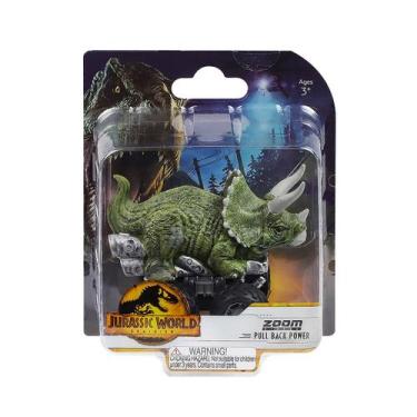 Imagem de Jurassic World - Carrinho de Dinossauro 7cm - Triceratops - Sunny Brin