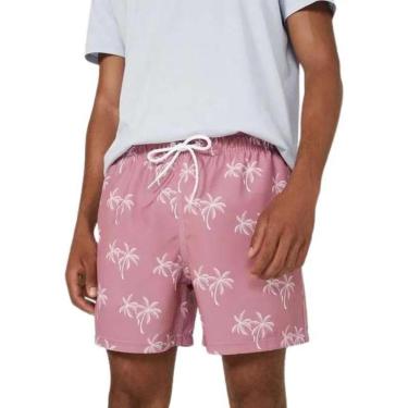 Imagem de SHORTS PRAIA HERING KTL4 MASCULINO ROSA-Masculino