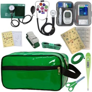 Imagem de Kit Enfermagem Completo Top + Medidor Glicose  - PREMIUM, P.A. Med, IN