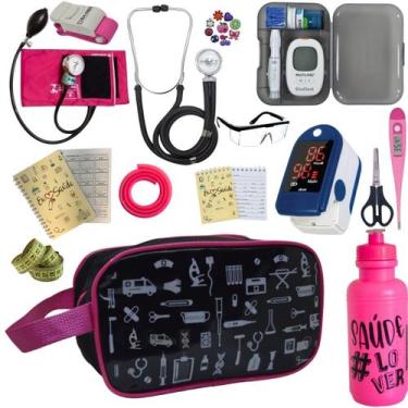 Imagem de Kit De Enfermagem Completo Medidor Glicose Aparelho Pressao - P.A. MED