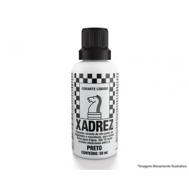 Imagem de Corante Liq Xadrez Extra 50Ml Preto c/12pcs