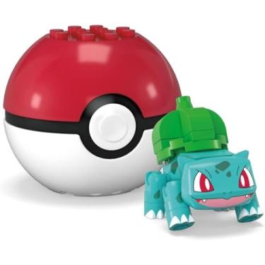 Imagem de MEGA Pokémon Bulbasaur Kits de brinquedo de montar com boneco