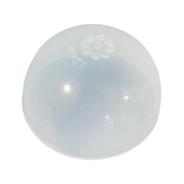 Imagem de Dynwave Touca de silicone para peruca, capa protetora para peruca, presente antiderrapante, transparente e macia, para entusiastas da proteção da cabeça, 13 a 14 Cm