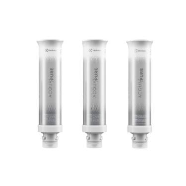 Imagem de Kit 3 Refil De Água Acqua Pure para Purificador Electrolux PE10, PE12A, PE12B, PE12G e PE12V