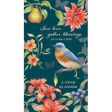 Imagem de Faithfully Yours Calendário de bolso de dois anos 2025-2026 para planejamento, agendamento e organização (ow love)