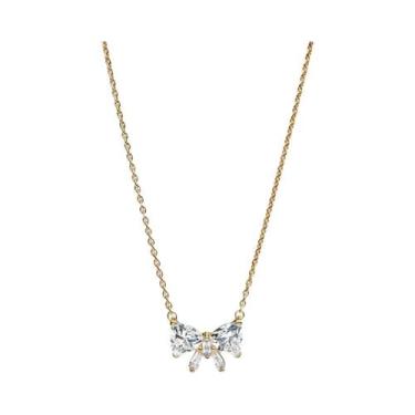 Imagem de Colar De Prata Esterlina 925 Com Pingente De Coração Vermelho E Laço C