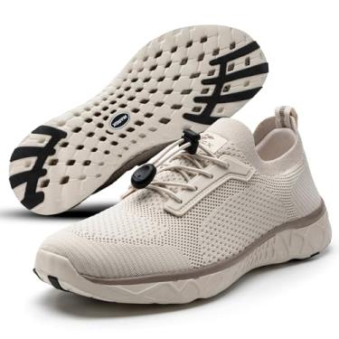 Imagem de AQUA STEPS Sapatos aquáticos esportivos masculinos para praia, piscina, esportes aquáticos e aventura ao ar livre, Aveia, 40