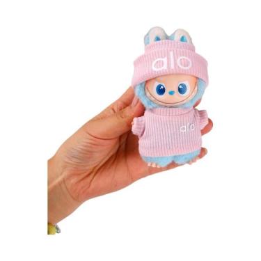 Imagem de Conjunto De Roupas Para Boneca Mini Labubu De 10cm, Suéter E Tênis Par