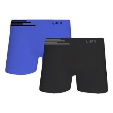 Imagem de Kit 2 Cueca Lupo Boxer Microfibra Sem Costura - Tecnologia Antimicrobi