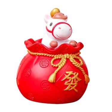 Imagem de BLWOTMOR Estátua de Cavalo para Decoração de Casa Ou Escritório, Escultura Animal, Ano Do Cavalo 2026, Estatueta Criativa em Resina com Compartimento para Arma, Style a, Tamanho real