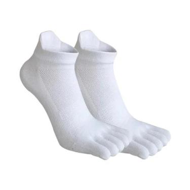 Imagem de Meias De Algodão Respirável Para Homens, Com Malha, Absorventes De Suo