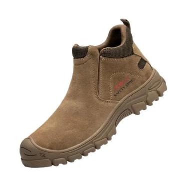 Imagem de Botas De Trabalho Masculinas Com Biqueira De Aço, Respirável, Antiderr