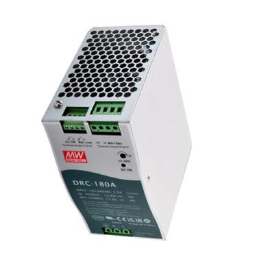 Imagem de Mean Well 180W SaíDa úNica Com FunçãO Ups De Carregador De Bateria Sfx Fonte De AlimentaçãO RáDios Amadores Fontes De AlimentaçãO De Bancada Grandes Para Computador (DRC-180A 179.4W/UPS Function)