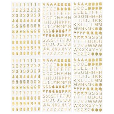 Imagem de Adesivo de alfabeto com glitter e números autoadesivos letras decorativas para meninos e agenda faça você mesmo Álbum de scrapbook artesanato em diário