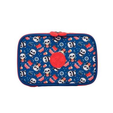 Imagem de Estojo Box College Panda Pipoca - Xeryus, Azul