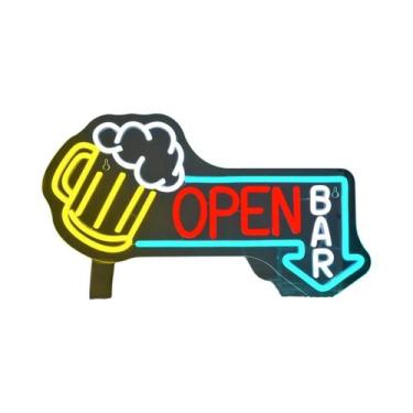 Imagem de Letreiro Neon USB Regulável Para Bar, Cafeteria, Pub, Casa, Caverna Do