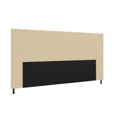 Imagem de Cabeceira Malibu Para Cama Box King 195 cm material sintético - D'Ross