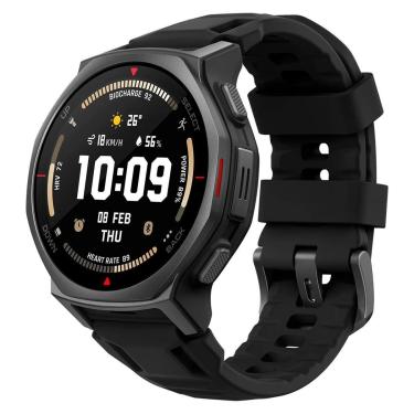 Imagem de Smartwatch Amazfit TREX 3 PRO Gps Integrado, Tela Amoled 1,32, 44mm, Tactical Black Modelo A2549-Unissex