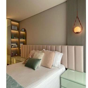 Imagem de Kit Cabeceiras Adesivas de Cama Box Grande Casal Queen King Cerquinha 