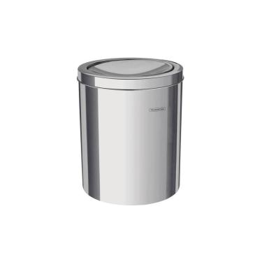 Imagem de Lixeira Inox Tramontina Swing Com Acabamento Polido E Tampa Basculante 5 L Tramontina