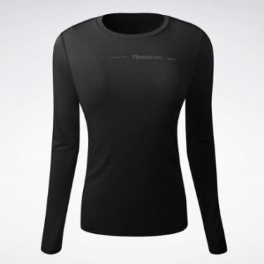 Imagem de Camiseta Reebok Manga Longa Active Print Feminina-Feminino