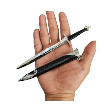 Imagem de Chaveiro De Metal Katana De 22cm Com Espadas De Elvenos: Andúril, Glam