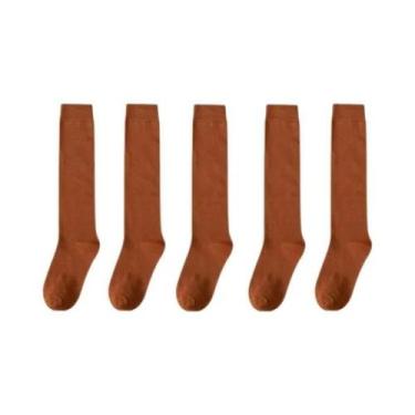 Imagem de Meias Longas De Algodão Orgânico Para Mulheres, Quentes, Estilo Casual