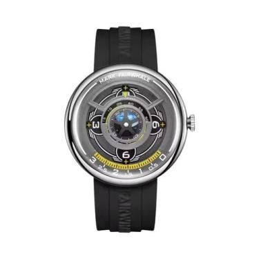 Imagem de Relógio De Quartzo À Prova D'água Masculino Mark Fairwhale 5990 Com Pu