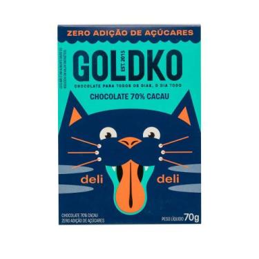 Imagem de Chocolate 70% Cacau Deli Deli GoldKo 70g