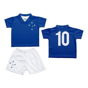 Imagem de Conjunto Uniforme Bebê Cruzeiro Dry Oficial - Torcida Baby