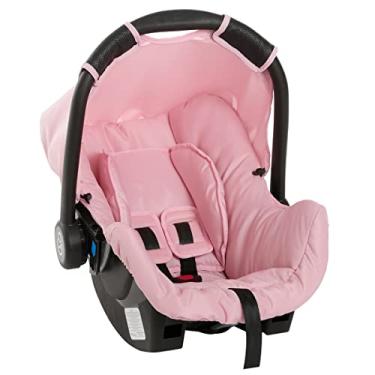Imagem de Galzerano Bebe Conforto Cadeirinha Auto Infantil 0 Até 13Kg Dispositivo De Retenção Grid Rosa