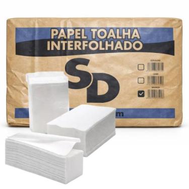 Imagem de Papel Toalha Interfolha 100% Celulose 20 X 21 SD