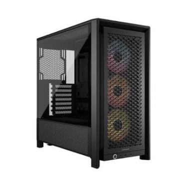 Imagem de Gabinete Gamer Corsair 4000D RS ARGB, Mid Towercom 3x Fans RS ARGB-Unissex