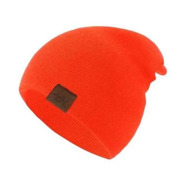 Imagem de Gorro Unissex De Malha Macia E Quente, Casual, Elegante, Liso, Para Us