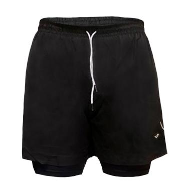 Imagem de Shorts Running Elite Masculina Detalhado Plus Size-Masculino