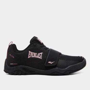 Imagem de Tênis Everlast Elite Feminino, Preto, Roxo, 40