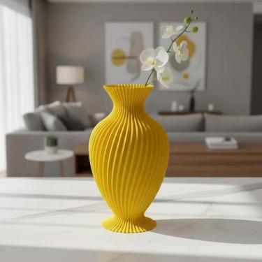 Imagem de Vaso Jarro Decorativo Clássico Plástico Para Flores Artificiais Sala M