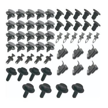 Imagem de Kit 56 Presilha Toyota Corola Fixador Parabarro E Parachoque