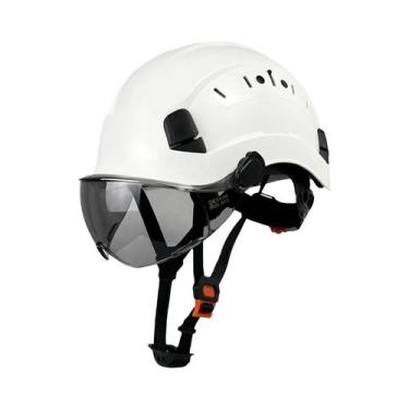 Imagem de Capacete De Segurança Para Construção Certificado ANSI CE Com Óculos D