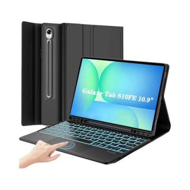 Imagem de Capa Com Teclado Para Samsung Galaxy Tab S10 FE 10.9 Polegadas SM-X520