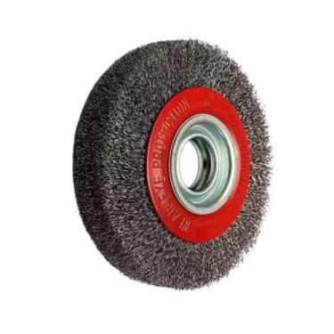 Imagem de Escova De Aço Circular Ondulado Moto Esmeril 6x1Polega LOTUS