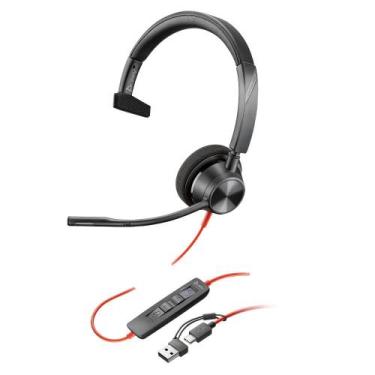Imagem de Headset HP Poly Blackwire 3310 Mono USBC Com Fio 7300