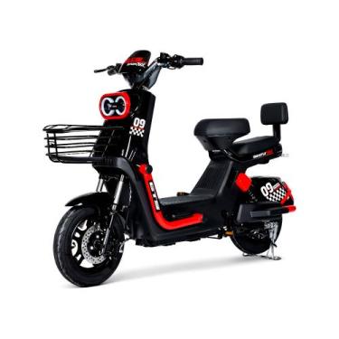 Imagem de Bicicleta Elétrica 800w GTS Sport Max, Preto, Vermelho