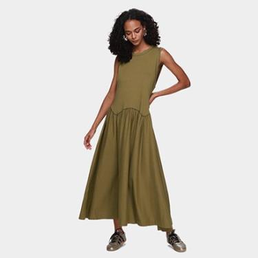 Imagem de Vestido Longo Farm Casual Feminino-Feminino