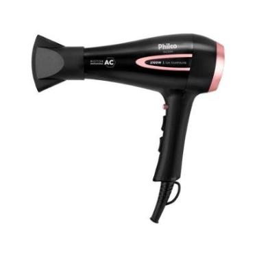 Imagem de Secador de Cabelo Philco Tourmaline Íon Preto 2100W 2 Velocidades PSA3250-Feminino