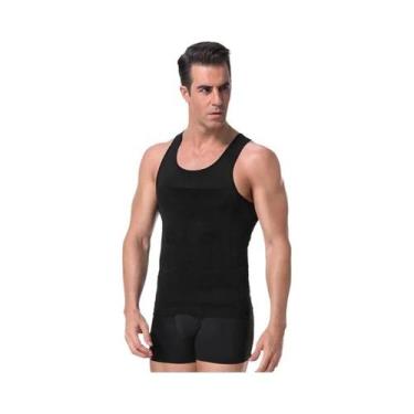 Imagem de Colete De Compressão Masculino Modelador Redutor De Barriga E Cintura 