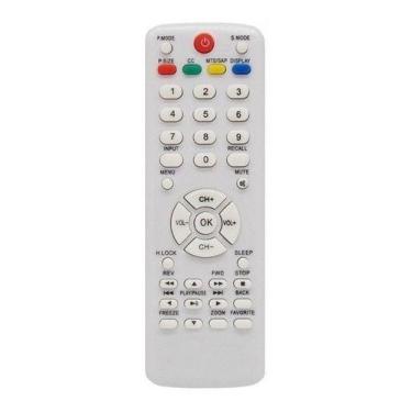 Imagem de Controle Para Tv Led Lcd H-buster Branco Htr-d17